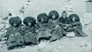 Monjas del Monasterio Ta-Tshang, 1887-1908 de John Claude White